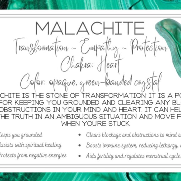 3 for $18 Handcrafted Malachite Pendant Leather Cord With Extension Chain Unisex - Picture 3 of 5